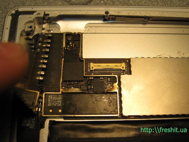 Востановлениепланшетов после попадани яводы в СЦ FreshIT