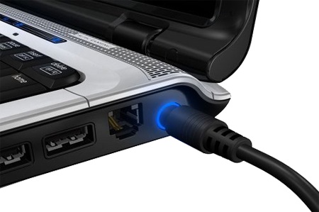 Підключення до Ноутбука Зарядного Пристрою