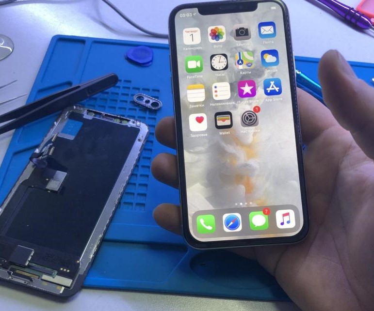 Прошить дисплей iphone x